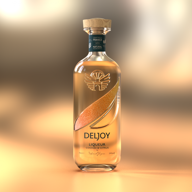 Deljoy Liqueur au Cognac et Citrus Maison Delpeuch-Joyeux