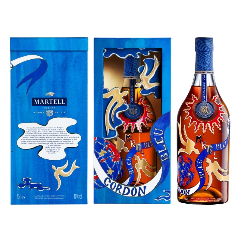 Cognac Martell Cordon Bleu Édition Limitée par Vincent Darré