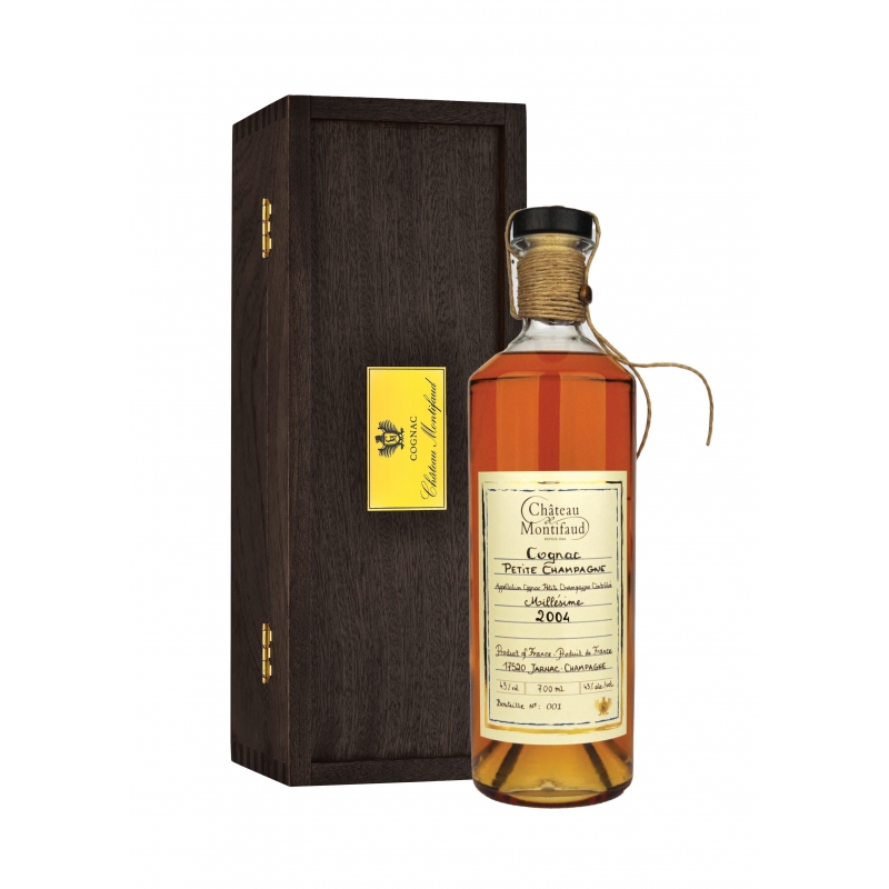 Millésime 2004 Petite Champagne Cognac Château Montifaud édition limitée