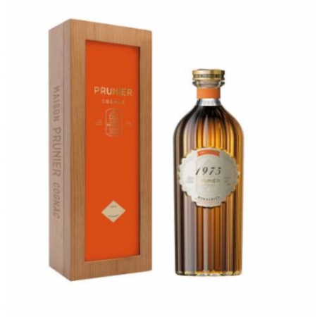 Millésime 1975 Borderies brut de fût Cognac Prunier édition limitée