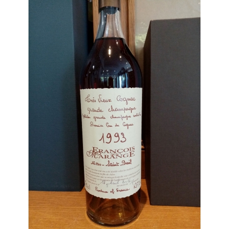 Millésime 1993 Grande Champagne Cognac François de Marange édition limitée