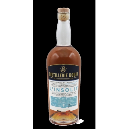 Spirit drink l'insolit French Whisky finish Cognac cask Bouju distillery