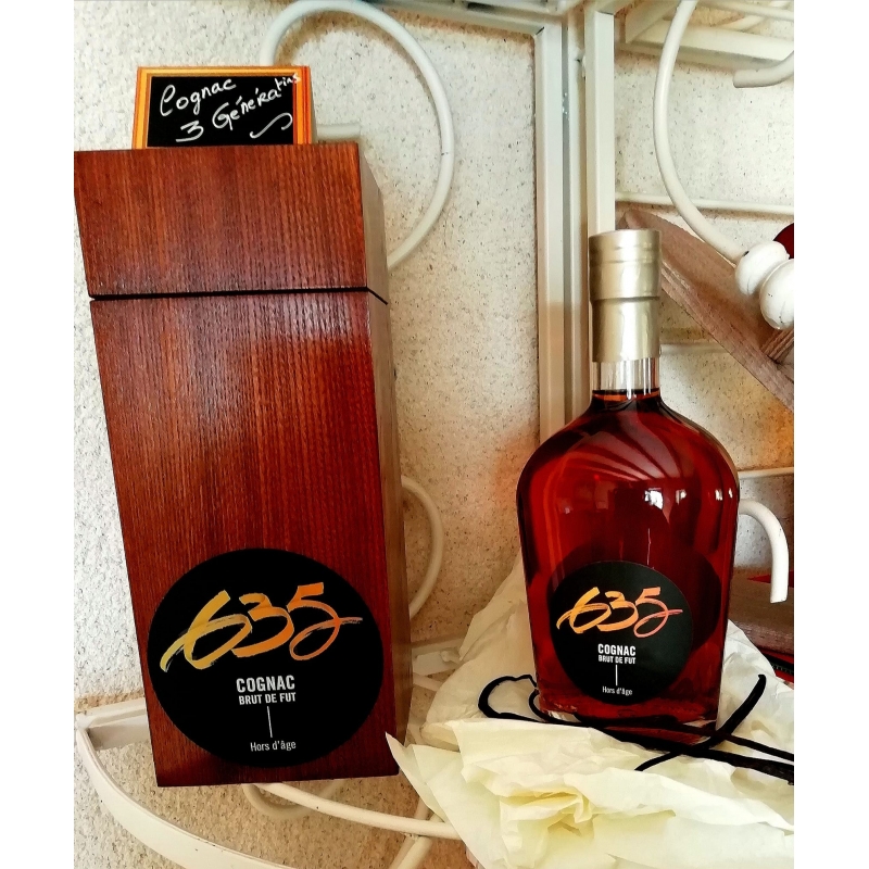 635 Hors-d'âge brut de fût Petite Champagne Cognac Domaine des tonneaux édition limitée