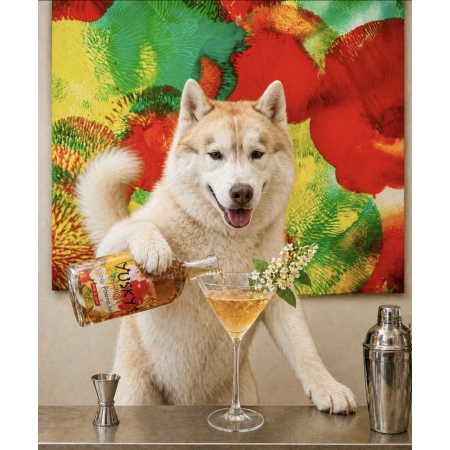 Yusky's spirit made from Cognac, apple and flower